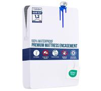 Premium Waterproof Mattress Encasement Double Bed (135 x 190 x 30 cm) Zippered
