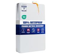 Premium Waterproof Mattress Encasement, Single 90x190x30 cm, with Zipper | Dust Mite and Bed Bug Proof Oeko-Tex Certified Mattress Cover with Zipper, by Utopia Bedding