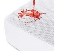 Premium Waterproof Mattress Protector, Single 90x190x30 cm, White