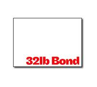 Premium Weight 32lb Bond White 5" x 7" Paper - 500 Sheets