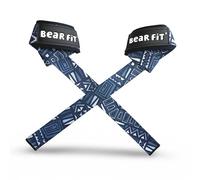 Premium Weight Lifting Wrist Straps for Weightlifting, Deadlifts, Pull-Ups, Rows & Strength Training - Heavy-Duty Gym Wrist Straps with Neoprene Padding for Men and Women (Arctic Maze)
