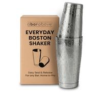 Premium Weighted Cocktail Shaker Set: Two-Piece Pro Boston Shaker Set. 18oz & 28oz Martini Drink Shaker