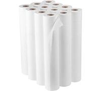 Premium White 20" Couch Roll Hygiene Roll - 40 Metres - 12 Rolls Sold by Bargain Hub
