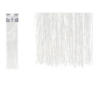 Premium White Angel Hair Tinsel Lametta - 38 cm x 50 cm (1 Pc) - Ideal for Christmas, Party & Home Decor