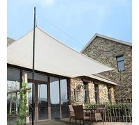Premium White e Cloth - 8-Pin UV Resint Sun Mesh Tarp Heat Ilat e Sail for Plants Balcony Outdoor Courard & Porch (8x10m)