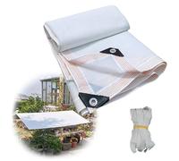 Premium White Shade Cloth with Grommets 60% Sun Protection Netting for Garden Greenhouse and Patio Breathable Shade Sail 1x6m 2x9m 3x11m 6x6m 9x19m 12x15m ...