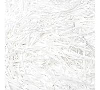 Premium White Shredded Tissue Paper for Hampers and Gift Boxes, Eco-Friendly & Biodegradable (100 Grams)