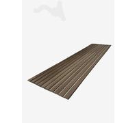 Premium Wide Slat Acoustic Wall Panelling 2400mm x 600mm Decorative 3D (Dark Oak (Grey Felt))
