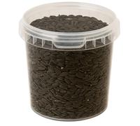 Premium Wild Bird Food 1L Tub (1L Tub, Black Sunflower)