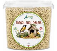 Premium Wild Bird Food 1L Tub (1L Tub, Insect Suet Pellets)