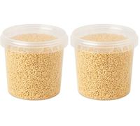 Premium Wild Bird Food 1L Tub (1L Tub, Peanut Granels) (Pack of 2)