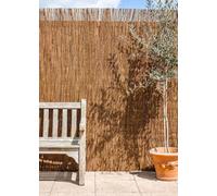 Premium Willow Fencing Outdoor Garden Screening Roll L3m x H1.8m Primrose Beige One Size