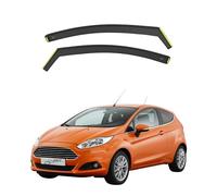 Premium Wind Deflectors For Ford Fiesta MK7 3-door hatchback 2008-2017 2pcs - Enhance Driving Comfort with Window Visors Rain Visors/Windows Shields (BWS)