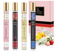 Premium Women Perfume Gift Set - 4 Pcs Perfume for Women Long Lasting Eau de Parfum,35ml Each -Parfum with Floral and Fruity Notes, Travel Portable Parfum, Gift for Mum Birthday, Xmas Gifts