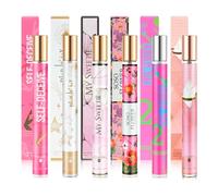 Premium Women Perfume Gift Set - 6x35ml Long Lasting Eau de Parfum with Sweet Floral and Fruity Notes - Travel Portable Parfum-Gift Sets for Her, Gift Sets for Mum, Gifts for Women Birthday
