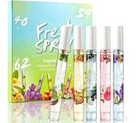 Premium Women's Perfume Gift Set 5x10ml Long Lasting Eau De Parfum | Sweet Floral Fruity Scent Portable Travel Perfume for Her Mum Birthday Valentine's Day