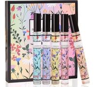 Premium Women's Perfume Gift Set - Perfume Gift Set, 5x10ml Long Lasting Eau De Parfum, Sweet Floral & Fruity Scent, Travel Portable for Her, Mum, Birthday Gifts, Elegant Fragrance
