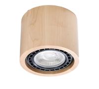 Premium Wood Ceiling Lamp: Scandinavian Design, GU10 Base. Versatile for Any Roo