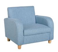 Premium Wood Frame Child Armchair | Cushioned Seat | Low-Rise | Easy Assembly