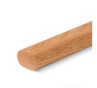 Premium Wood Oval Wardrobe Closet Rod for Hanging Clothes Closet Pole Wardrobe Cross- bar Clothes Hanging Rods Polished Natural Beech Wardrobe Closet Rod with End Supports for Closet Storage