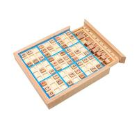 Premium Wood Sudoku Engagement Activity for Children 6+ Years Old to Improve Math Skills Traditional Sudoku for Kids