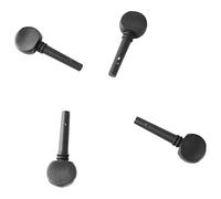 Premium Wood Violin Tuning Pegs 4PCS Finish Easy Installation Replacement for Musicians String Instruments (M00591)