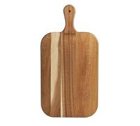Premium Wooden Chopping Board 38.1x17.8cm: Acacia Wood Boards with Handle, Counter Top Butchers Block for Meat and Vegetable Carving, Bread and Cheese Cutting in Kitchens - by HappiNest