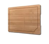 Premium Wooden Chopping Board, Multi-Purpose Acacia Cutting Board, Butcher Block with Juice Groove for Carving Meat, Vegetables, Cheese Boards and Bread, Large 38 x 25 x 2 cm, Attractive Wooden Tray