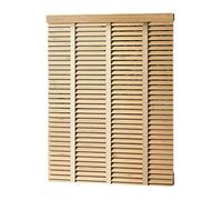 Premium Wooden Horizontal Bli 50-100cm - 50mm Slats Blackout Roller es for Thermal Ilat Indoor Wood Venetian Bli 105x130cm/41x51in