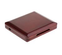 Premium Wooden Oboe Reed Case Box for 6pcs - Strong and Instrument Holder - Classic Red or Wood Color - Compact Size - Bassoon or - Red