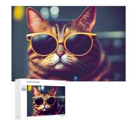 Premium Wooden Picture Puzzle - Eco-Friendly Wood, Smooth Cut, Stress Relief & Brain Challenge, Home Decoration for Family Leisure (Wall Art/Desk Display), UK & European Home Friendly