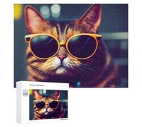 Premium Wooden Picture Puzzle - Eco-Friendly Wood, Smooth Cut, Stress Relief & Brain Challenge, Home Decoration for Family Leisure (Wall Art/Desk Display), UK & European Home Friendly