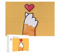 Premium Wooden Picture Puzzle - Eco-Friendly Wood, Smooth Cut, Stress Relief & Brain Challenge, Home Decoration for Family Leisure (Wall Art/Desk Display), UK & European Home Friendly