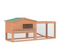 Premium Wooden Rabbit Hutch 2 Tier Large Coop Run - Durable, Spacious, Versatile
