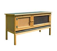 Premium Wooden Rabbit Hutch | Outdoor Small Animal House | Hinged Top | Best Qua