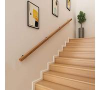Premium Wooden Stair ils & Balcony Railings Durable Indoor/Outdoor Guardrails for Home Library Corridor & Ramps Solid Wood 19FT Length
