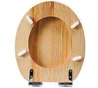 Premium Wooden Toilet Seat Soft Close & Quick Release Easy Installation with Dual Fixing Fittings - Stylish Bathroom Upgrade for Ultimate Comfort