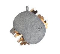 Premium Wool Sauna Seat Cushion Pad - Handmade Gray Felt Heat Protector Insulated Mat for Bench, Chair, or Floor in Finnish, Russian, Infrared, Steam & Dry Saunas - Home Spa & Banya Accessory