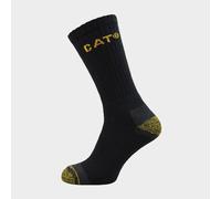 CAT Premium Work Sock Pack of 4, Black 6-9