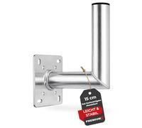 Premium X 15 cm Wall Mount Aluminium SAT Wall Mount for Satellite Dish Aluminium Satellite Antenna Wall Mount