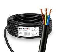 Premium X Hose Line H05VV-F 3 x 0.5 mm² - Flexible PVC Connection Cable for Indoor Electrical Connections - 20 Metres