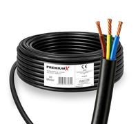 Premium X Hose Line H05VV-F 3 x 1.5 mm² - Flexible PVC Connection Cable for Indoor Electrical Connections - 10 Metres