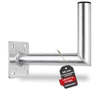 Premium X SAT Wall Mount Aluminium 45 cm | For satellite dish aluminium wall holder 450 mm, weather-resistant, rust-proof, durable