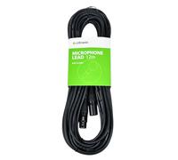Citronic XLR Cable 190.107UK – 3-Pin XLR Male to Female, 12m, Black