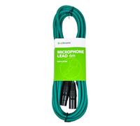Citronic Microphone Cable Premium XLR Male to XLR Female Green 6.0M