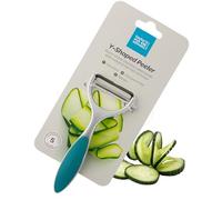 Premium Y Shaped Vegetable Peeler - Taylors Eye Witness, Great Kitchen Gadget, with Sturdy Zinc Aluminum Construction with Silver and Lagoon Colour, Glides Easily Over Apple, Carrot Or Potato