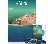 Premium Yaffa Palestine Jigsaw Puzzles 1000 Piece for Teenagers Improve Memory Relaxing Fun Sharp Edge Unique Gift (38x52cm)
