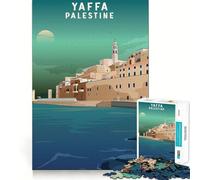 Premium Yaffa Palestine Puzzles for Adults 1000 Pieces Brain Challenge Toy Calm Mind Clear Cut Art Collection Piece (38x26cm)