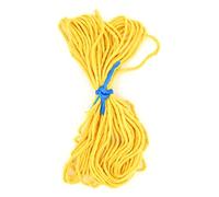 Premium Yellow Macrame Cord, 10 m / 32 ft of 3 mm Thick Natural Cotton Thread Yarn Macrame Rope for Wall Hangings, Plant Hangers, DIY Crafts, Home Decorations, Gift Wrapping (Hank)