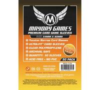Mayday Polypropylene (PP) 50 x 54x80mm Yucatan Narrow Card Game Sleeves, 50 Pieces